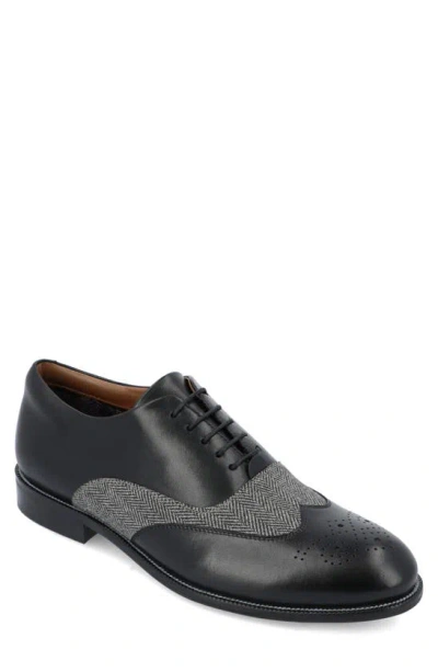 Thomas & Vine Denzell Wingtip Oxford In Black
