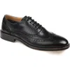 Thomas & Vine Franklin Wide Fit Wingtip Oxfords In Black/black