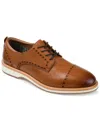 Thomas & Vine Fremont Mens Genuine Leather Leather Derby Shoes In Green