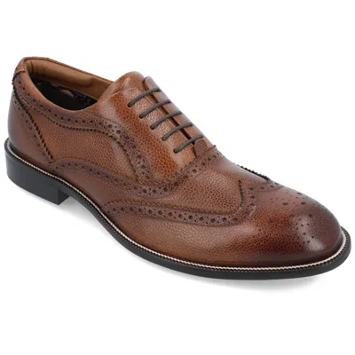 Thomas & Vine Men's Garland Tru Comfort Foam Oxford Dress Shoes In Cognac