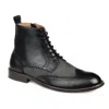 Thomas & Vine Jarett Wide Width Wingtip Ankle Boot In Black