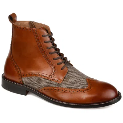 Thomas & Vine Jarett Wide Width Wingtip Ankle Boot In Green