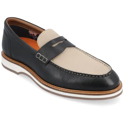 Thomas & Vine Kaufman Moc Toe Penny Loafer In Gray