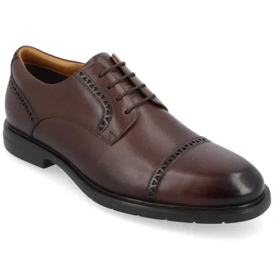 Thomas & Vine Kendrick Cap Toe Derby In Brown