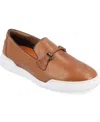 Thomas & Vine Men's Dane Plain Toe Bit Loafer Casual Shoes In Cognac