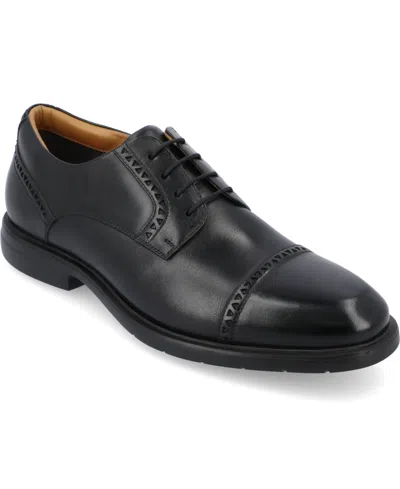 THOMAS & VINE MEN'S KENDRICK WIDE WIDTH CAP TOE DERBY DRESS SHOES