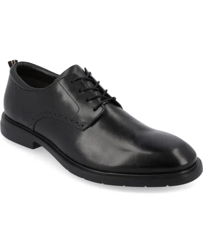 THOMAS & VINE MEN'S STAFFORD TRU COMFORT FOAM PLAIN TOE DERBY DRESS SHOES