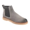 Thomas & Vine Mens Cedric Flat Heel Chelsea Boots In Gray