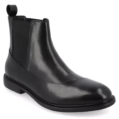 Thomas & Vine Mens Hanford Flat Heel Chelsea Boots In Black