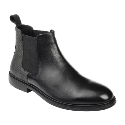 Thomas & Vine Mens Jc Oswald Block Heel Chelsea Boots In Black