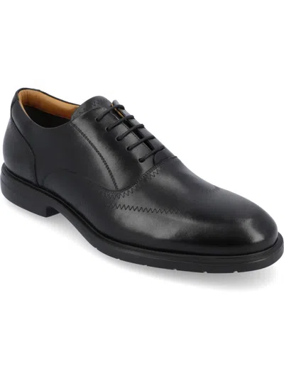 Thomas & Vine Hughes Wide Width Wingtip Oxford Shoes In Black