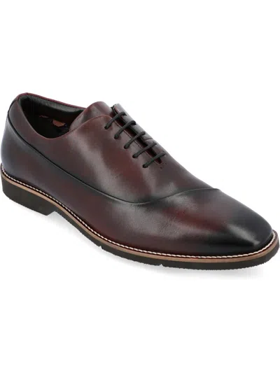 Thomas & Vine Odin Mens Leather Lace-up Oxfords In Black