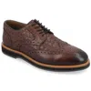 Thomas & Vine Radcliff Woven Wingtip Derby In Brown