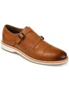 Thomas & Vine Men's Ransom Cap Toe Monk Strap Dress Shoe Men's Shoes In Brown