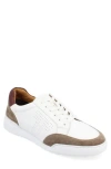 Thomas & Vine Men's Roderick Casual Leather Sneakers In Taupe/ivory
