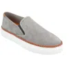 Thomas & Vine Tillman Slip-on Leather Sneaker In Gray