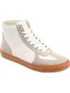 THOMAS & VINE VERGE MENS LEATHER ROUND TOE CASUAL AND FASHION SNEAKERS