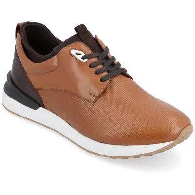 Thomas & Vine Zach Casual Leather Sneaker In Brown