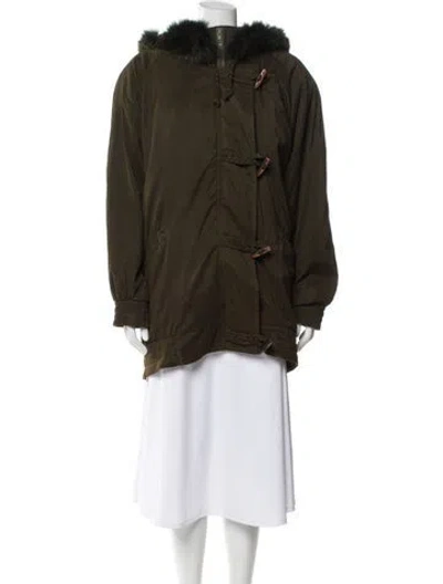 Pre-owned Thomas E. Mcelroy Parka In Green