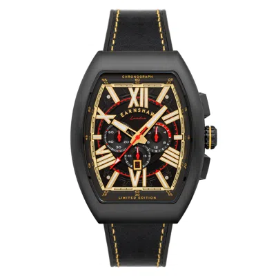 Thomas Earnshaw Men's Supremacy 45mm Quartz Watch In Black