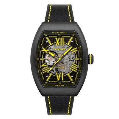 Thomas Earnshaw Men's Supremacy 45mm Automatic Watch In Black