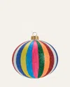 Thomas Glenn Holidays Playful Striped Ornament In Multi