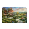 Thomas Kinkade Wine Country Living Memory Foam Bath Rug In Green