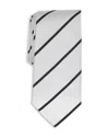 Thomas Pink Classic Stripe Tie In Gray