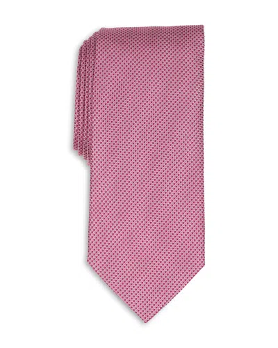 Thomas Pink Classic Textured Solid Tie In Pink