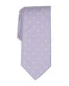 Thomas Pink Classic Woven Dot Tie In Purple