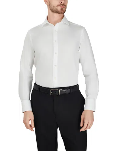 Thomas Pink Diagonal Textured Solid Dress Shirt In Multi
