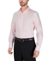 Thomas Pink Diagonal Textured Solid Dress Shirt In Multi