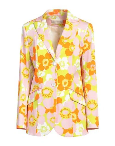 Thomas Rath Woman Blazer Light Pink Size 10 Cotton, Elastane
