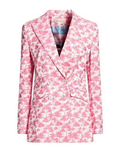 Thomas Rath Woman Blazer Pink Size 14 Pes - Polyethersulfone, Polyamide, Elastane
