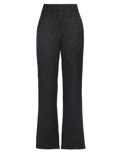 Thomas Rath Woman Pants Black Size 16 Acrylic, Polyester, Polyamide, Cotton, Wool