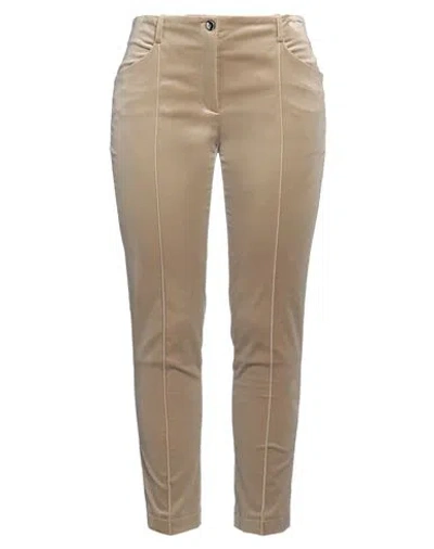Thomas Rath Woman Pants Light Grey Size 10 Cotton, Viscose, Elastane