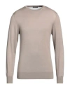 Thomas Reed Man Sweater Khaki Size L Cashmere, Silk In Beige