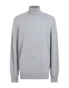 Thomas Reed Man Turtleneck Light Grey Size Xxl Cashmere
