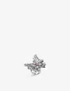 Thomas Sabo Multicoloured Butterfly Sterling Silver, Zirconia And Mother-of-pearl Ring In Multicoloured