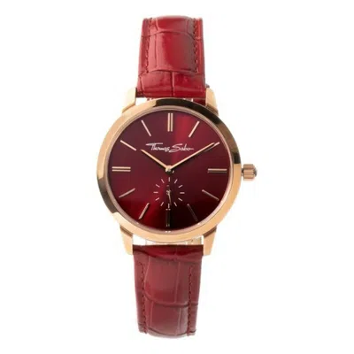 Thomas Sabo Ladies' Watch  Air-wa0309 Gbby2 In Red