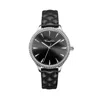 Thomas Sabo Black Leather Watch In Black