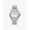 Thomas Sabo Mens Stainless Steel Wa0394-201-201 Divine Rainbow Stainless-steel And Cubic Zirconia Qu In Stainless Steel