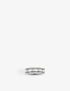 Thomas Sabo Rebel At Heart Blackened Sterling-silver Band Ring In Silver