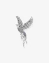Thomas Sabo Multicoloured Rising Phoenix Sterling-silver, Zirconia And Pearl Pendant In Multicoloured