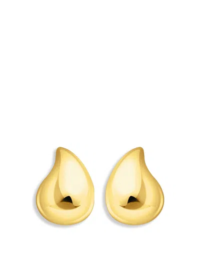 Thomas Sabo Small Organic Teardrop Stud Earrings In Gold