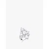 Thomas Sabo Womens  Assorted-cut Cubic Zirconia And 925 Sterling-sterling Cocktail Ring In 925 Silver & Cz