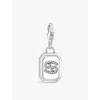 Thomas Sabo Womens  Cancer Sterling-silver And Cubic Zirconia Charm In 925 Silver & Cz