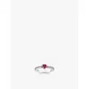 Thomas Sabo Womens  Heart 925 Sterling-silver And Zirconia Ring In 925 Silver & Cz