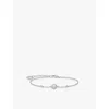 Thomas Sabo Womens  Opa 925 Sterling-silver And Zirconia Chain Bracelet In 925 Silver & Cz