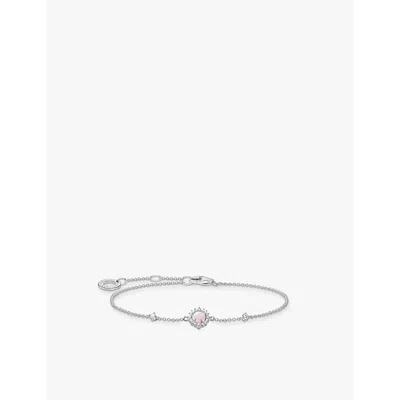 Thomas Sabo Womens  Opa 925 Sterling-silver And Zirconia Chain Bracelet In 925 Silver & Cz
